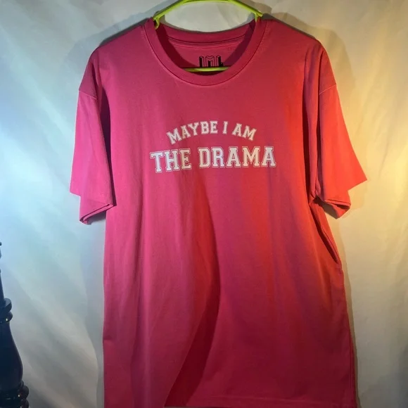 Womens Pink Graphic T-Shirt - Picture 1 of 3